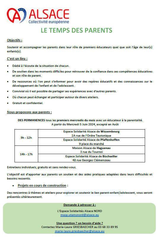 Le temps des parents